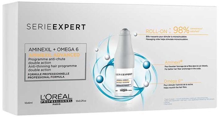 L`Oréal Professionnel Serie Expert Aminexil Advanced Roll-On 10x6 ml